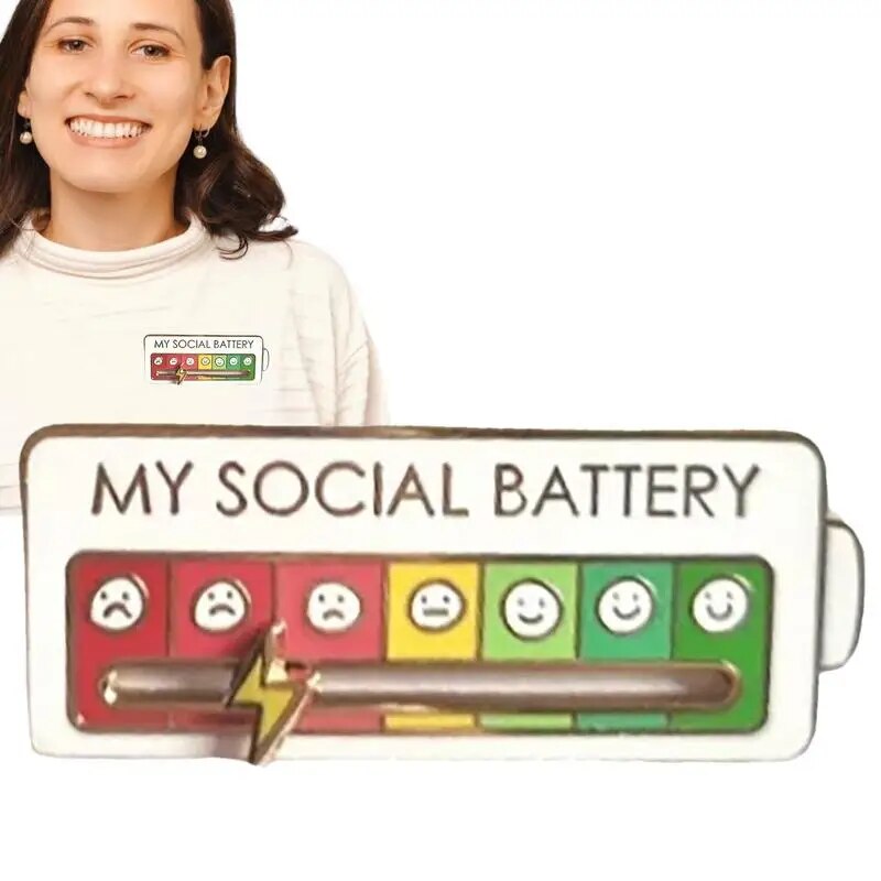 My Social Battery Pin™️