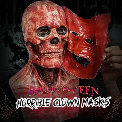 TerrorLuxe™️ : Ripped Horror Skull Mask for Halloween