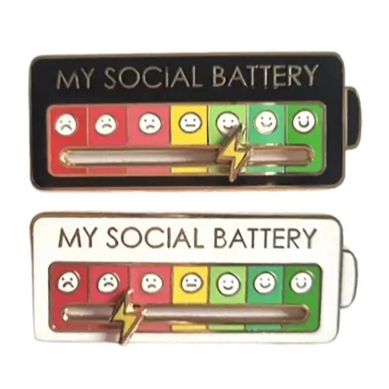 My Social Battery Pin™️