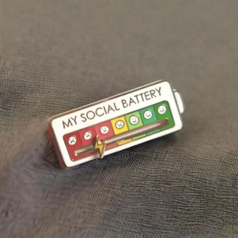 My Social Battery Pin™️